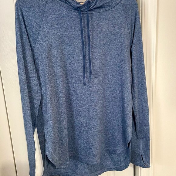 Athleta NWT Women's Uptempo Hoodie Sweatshirt in Blue, Size M - Picture 6 of 6